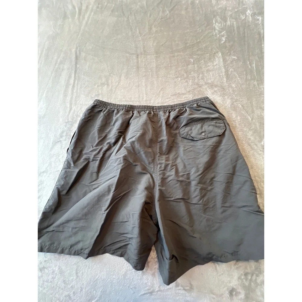 Patagonia Baggies Shorts Mens Large Gray Elastic Waist Mesh Liner Pockets